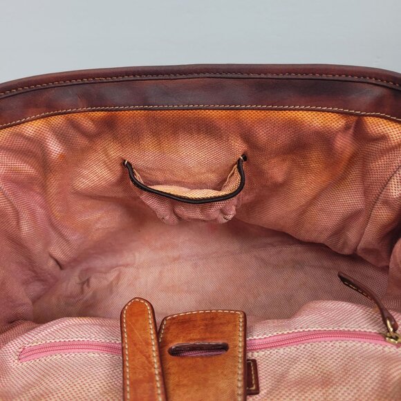 Dooney & Bourke Women's Giraffe Print Leather & Canvas Tote Bag - Picture 9 of 12